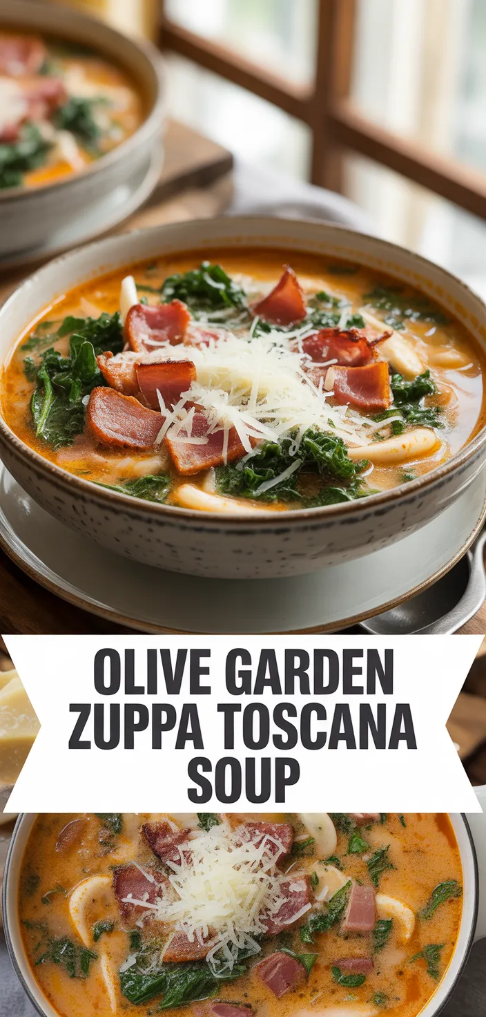 A photo of OLIVE GARDEN ZUPPA TOSCANA SOUP Recipe