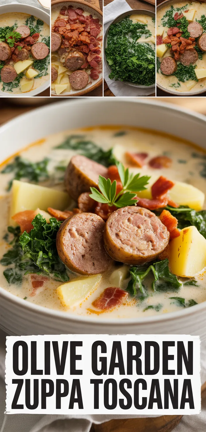 A photo of Olive Garden Zuppa Toscana Recipe