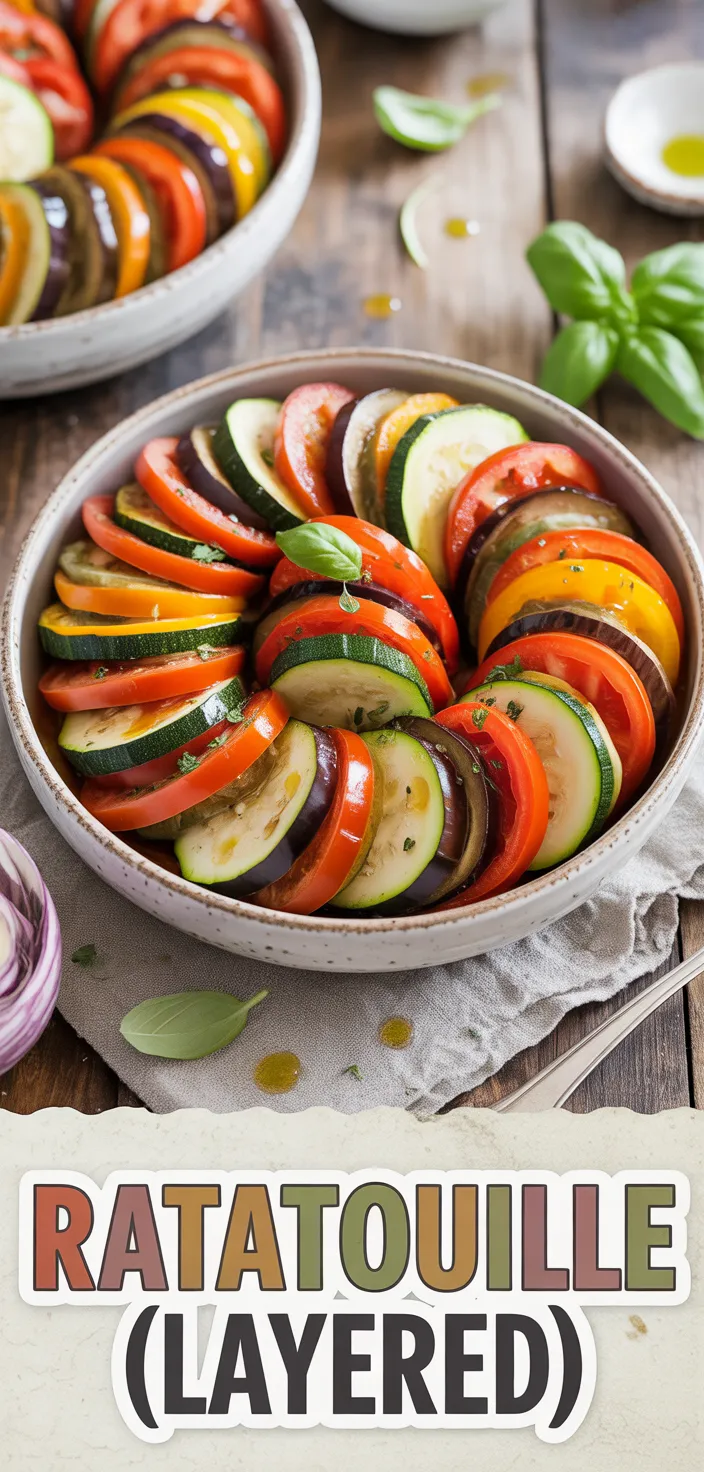A photo of Ratatouille (Layered) Recipe