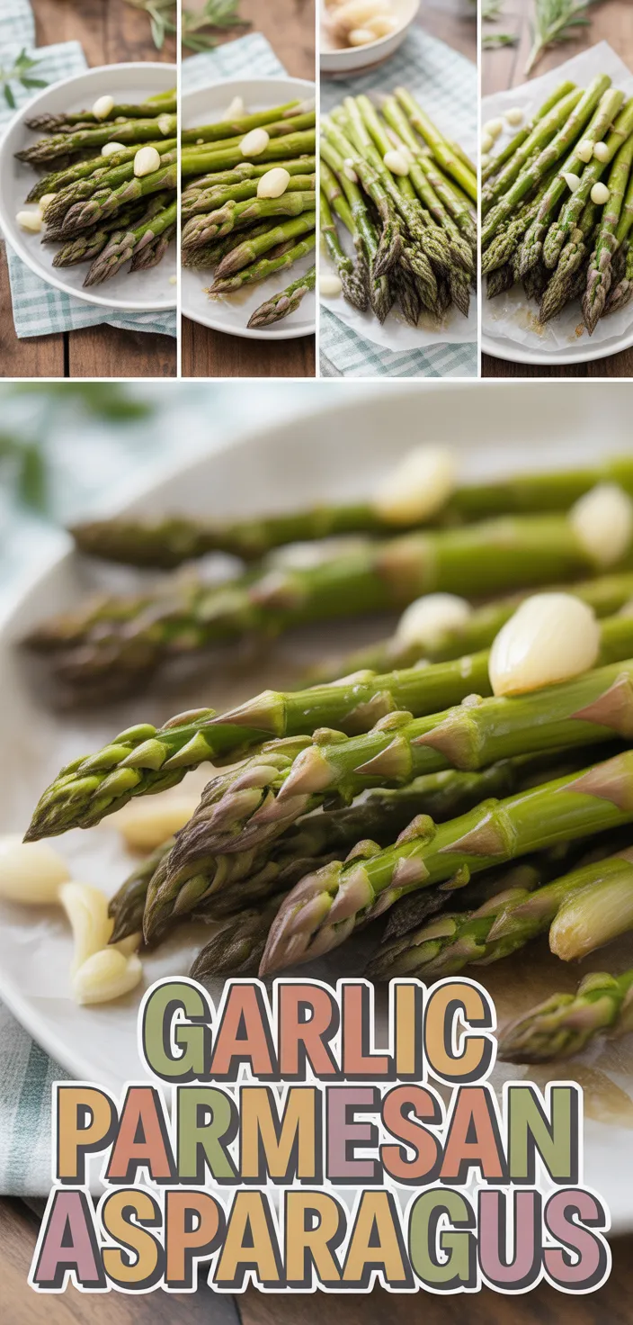 A photo of Roasted Asparagus With Garlic And Parmesan Recipe