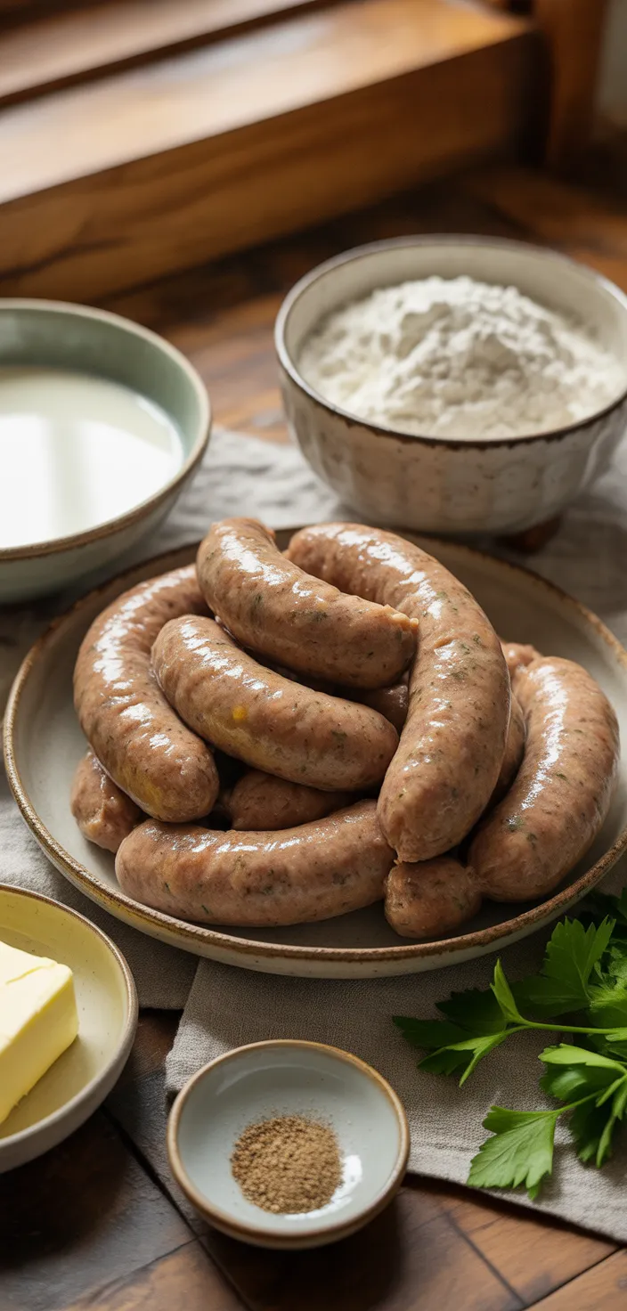 Ingredients photo for Homemade Sausage Gravy Recipe