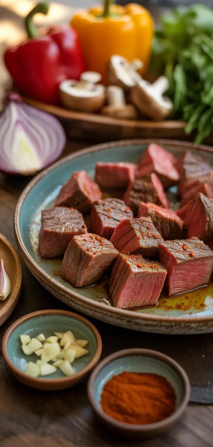 Ingredients photo for Marinated Beef Kabobs + Awesome Beef Marinade Recipe