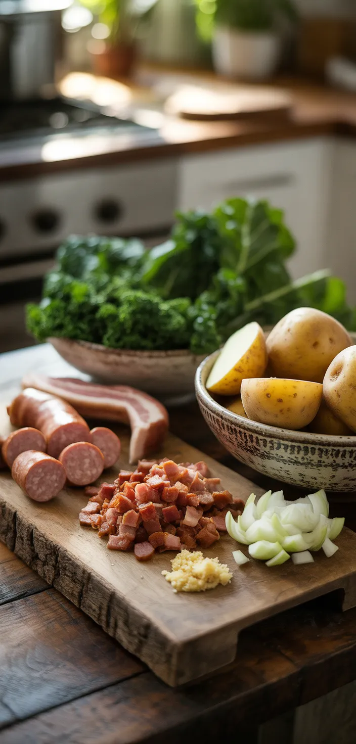 Ingredients photo for OLIVE GARDEN ZUPPA TOSCANA SOUP Recipe