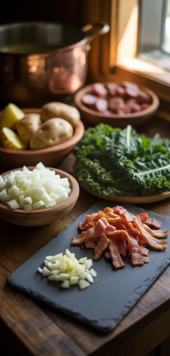 Ingredients photo for Olive Garden Zuppa Toscana Recipe