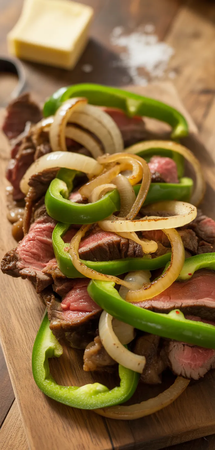 Ingredients photo for Philly Cheesesteak (with Video) Recipe
