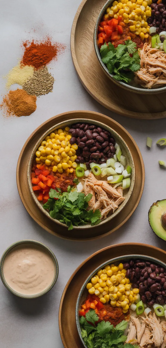 Ingredients photo for Southwest Egg Rolls Recipe