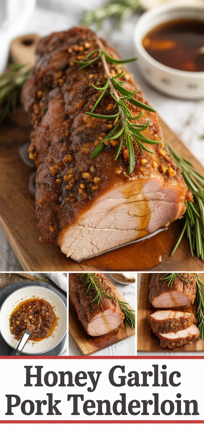 A photo of Honey Garlic Pork Tenderloin Recipe
