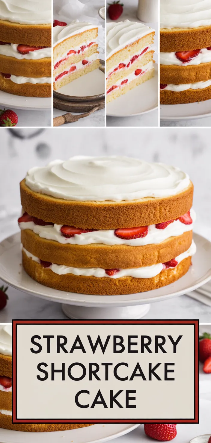 A photo of Strawberry Shortcake Cake Recipe