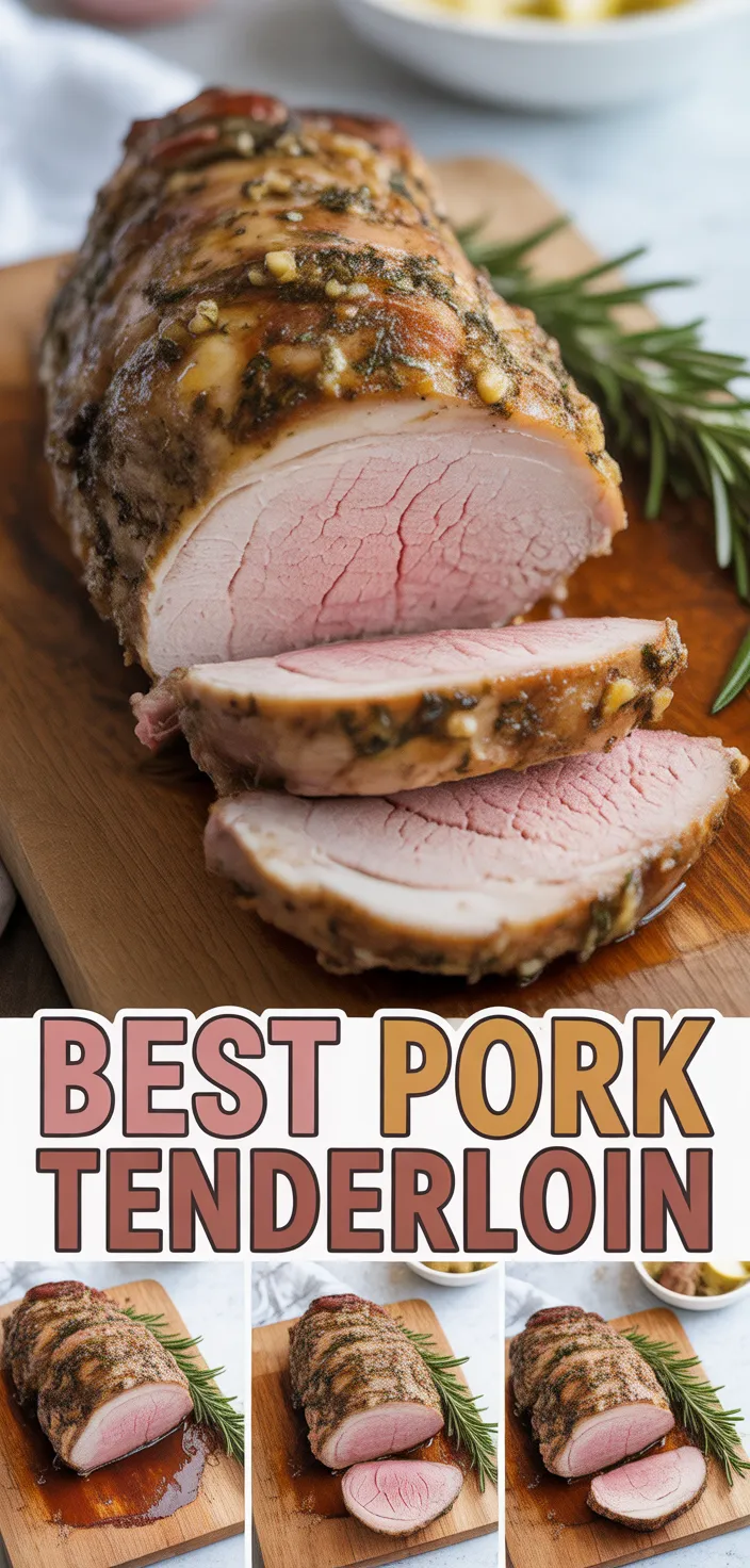 A photo of The Best Baked Pork Tenderloin Recipe