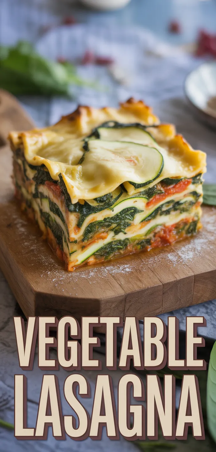 A photo of Vegetable Lasagna Recipe