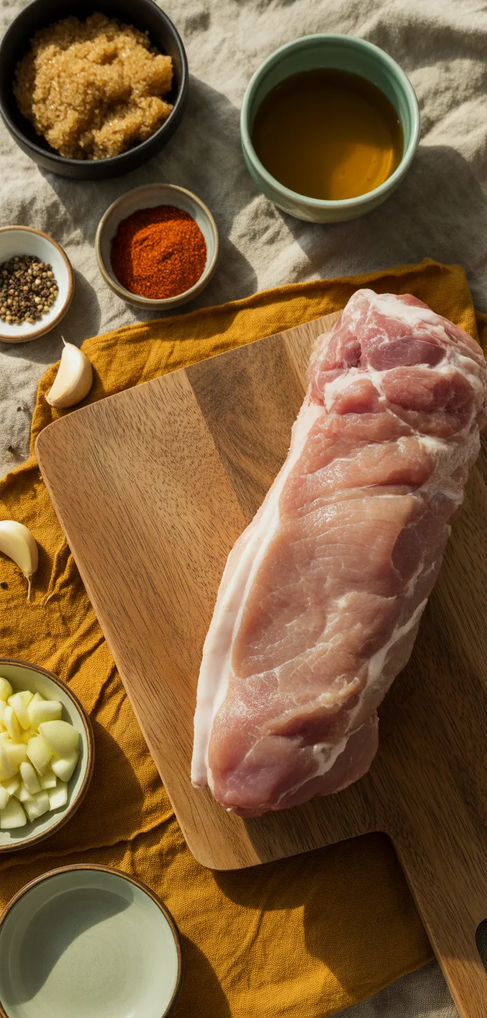 Ingredients photo for Honey Garlic Pork Tenderloin Recipe