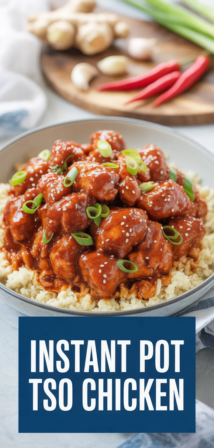 A photo of General Tso's Chicken In The Instant Pot {Paleo} Recipe