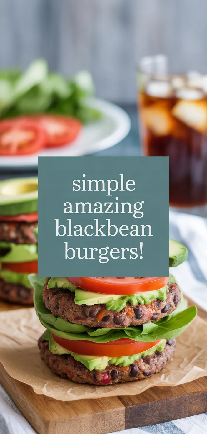 A photo of Simple Amazing Blackbean Burgers! Recipe