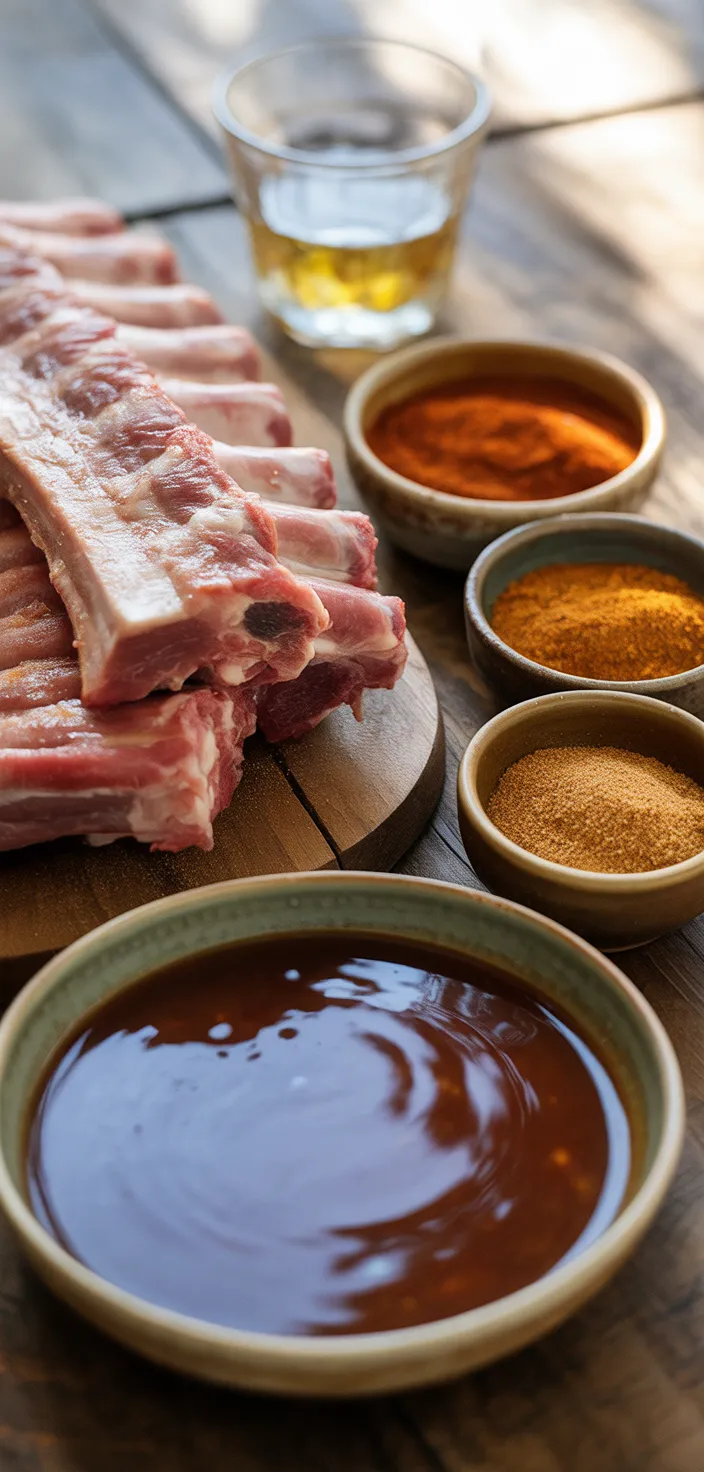 Ingredients photo for Crock Pot Barbecue Ribs Recipe