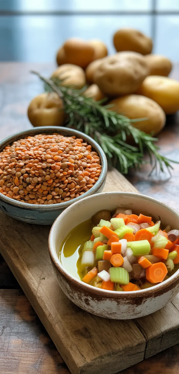 Ingredients photo for Lentil Shepherd's Pie Recipe