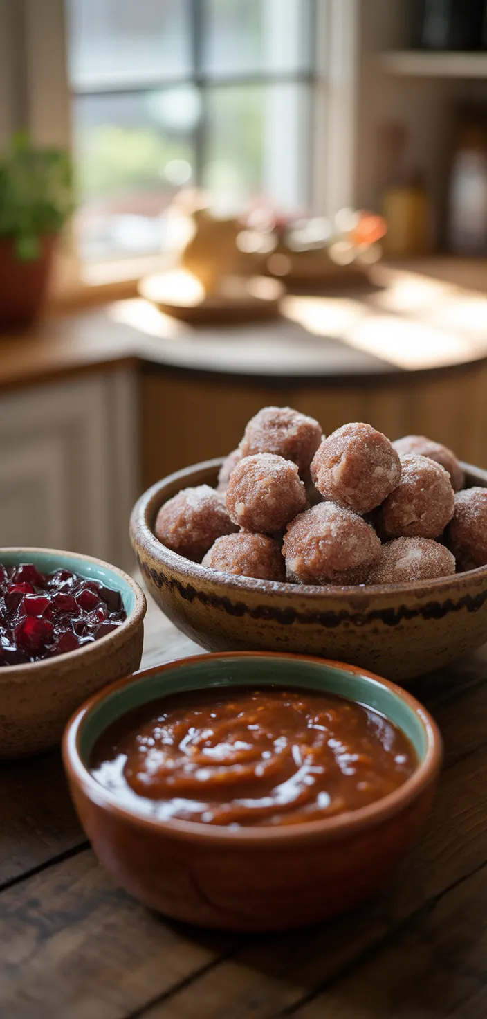 Ingredients photo for The Best Crockpot Grape Jelly Meatballs Recipe