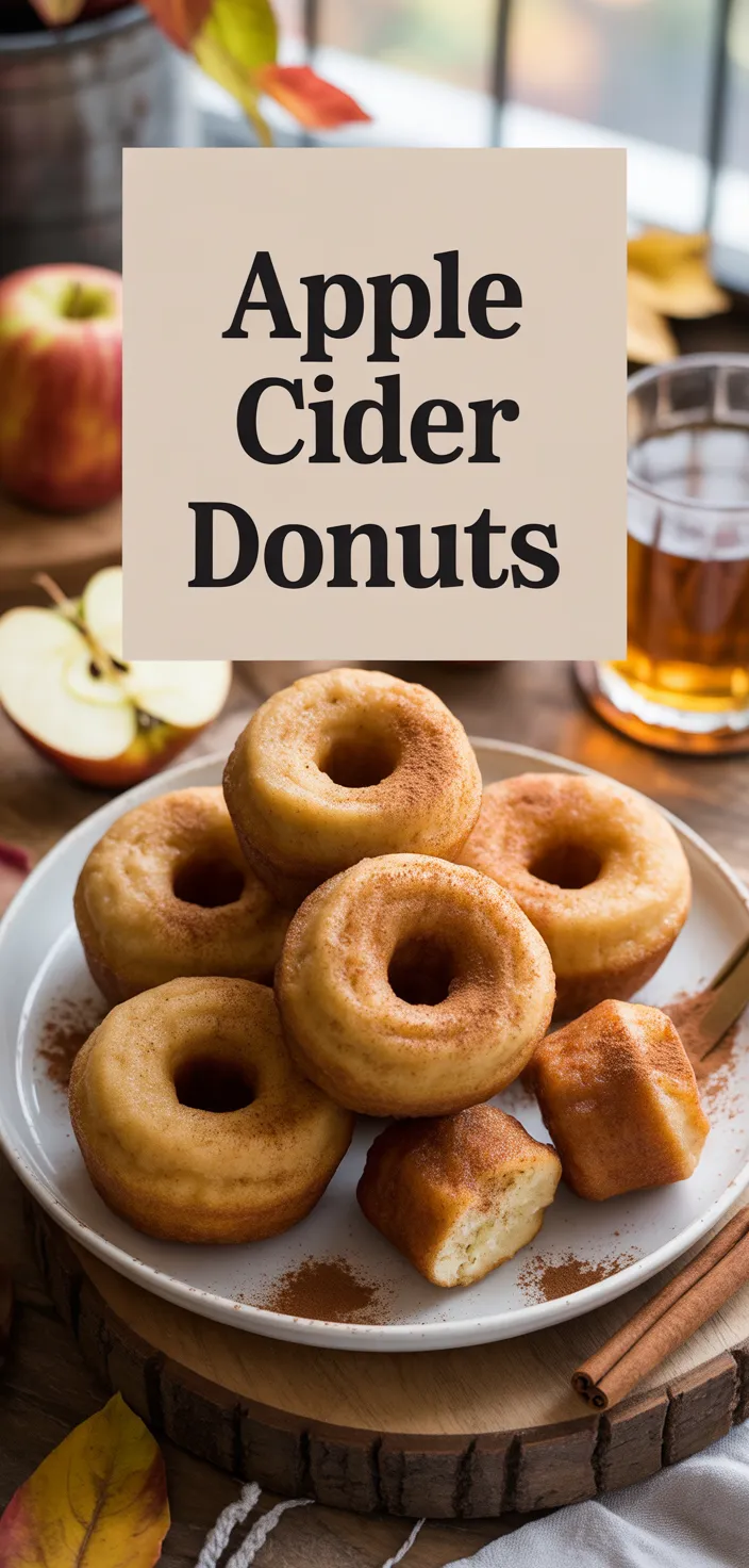 A photo of Baked Apple Cider Donuts (+ Donut Holes!) Recipe