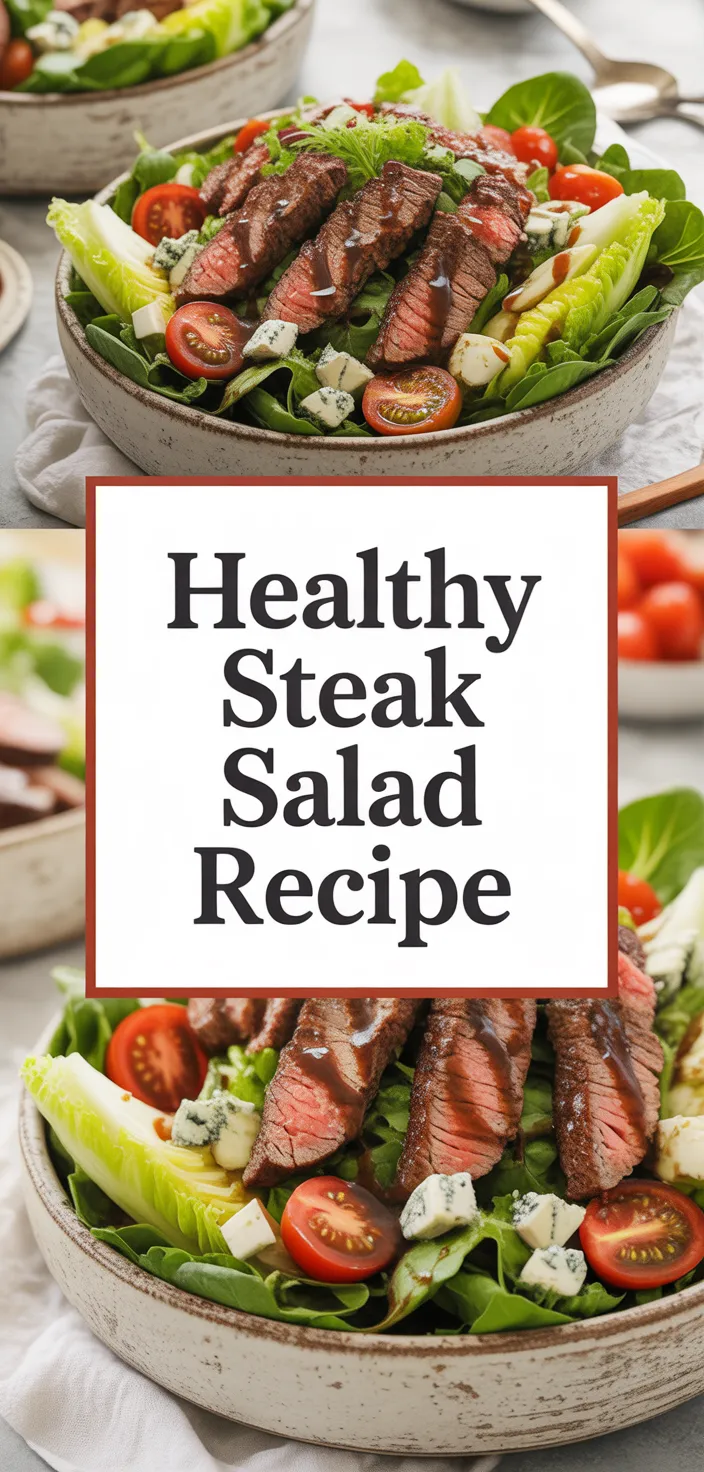 A photo of Healthy Steak Salad Recipe