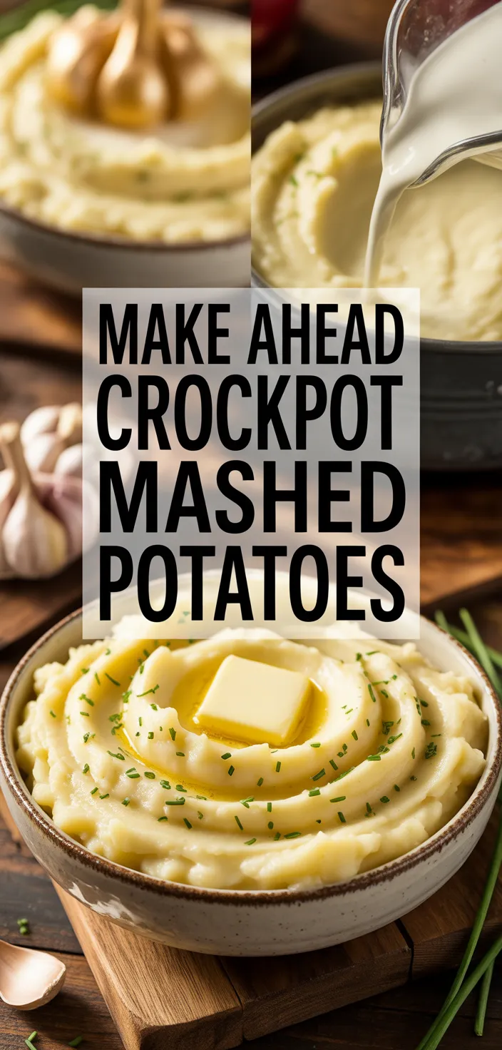 A photo of Make Ahead Crockpot Mashed Potatoes Recipe