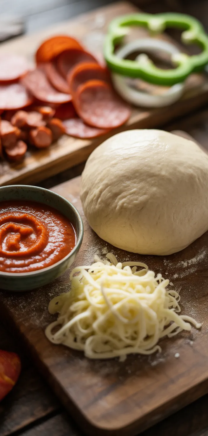 Ingredients photo for Easy Stromboli Dinner Recipe
