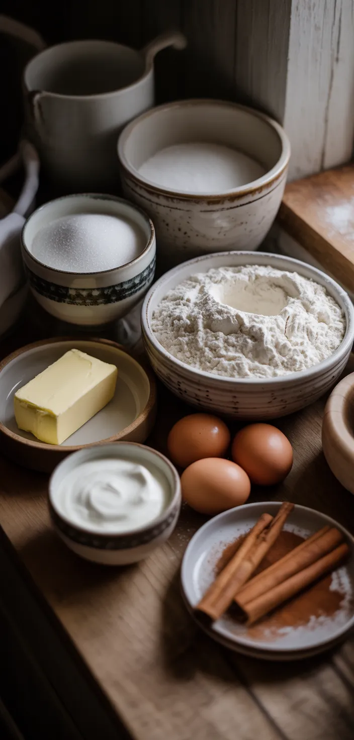 Ingredients photo for Cinnamon Bread Recipe