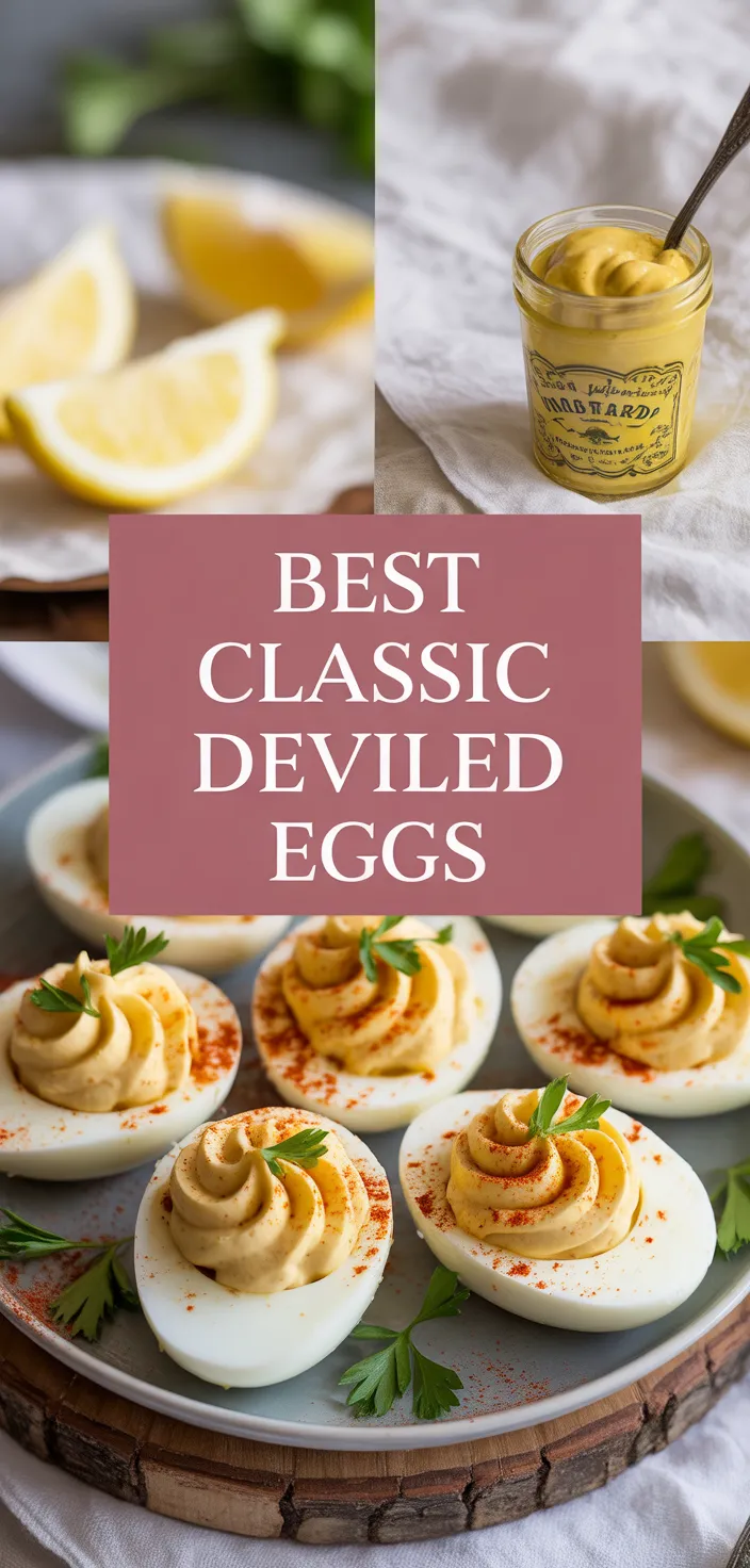 A photo of Best Classic Deviled Eggs Recipe