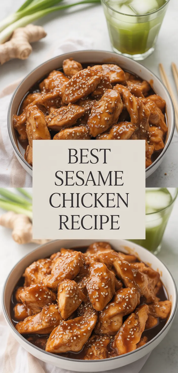 A photo of Best Sesame Chicken Recipe