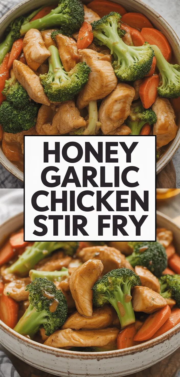 A photo of Honey Garlic Chicken Stir Fry Recipe