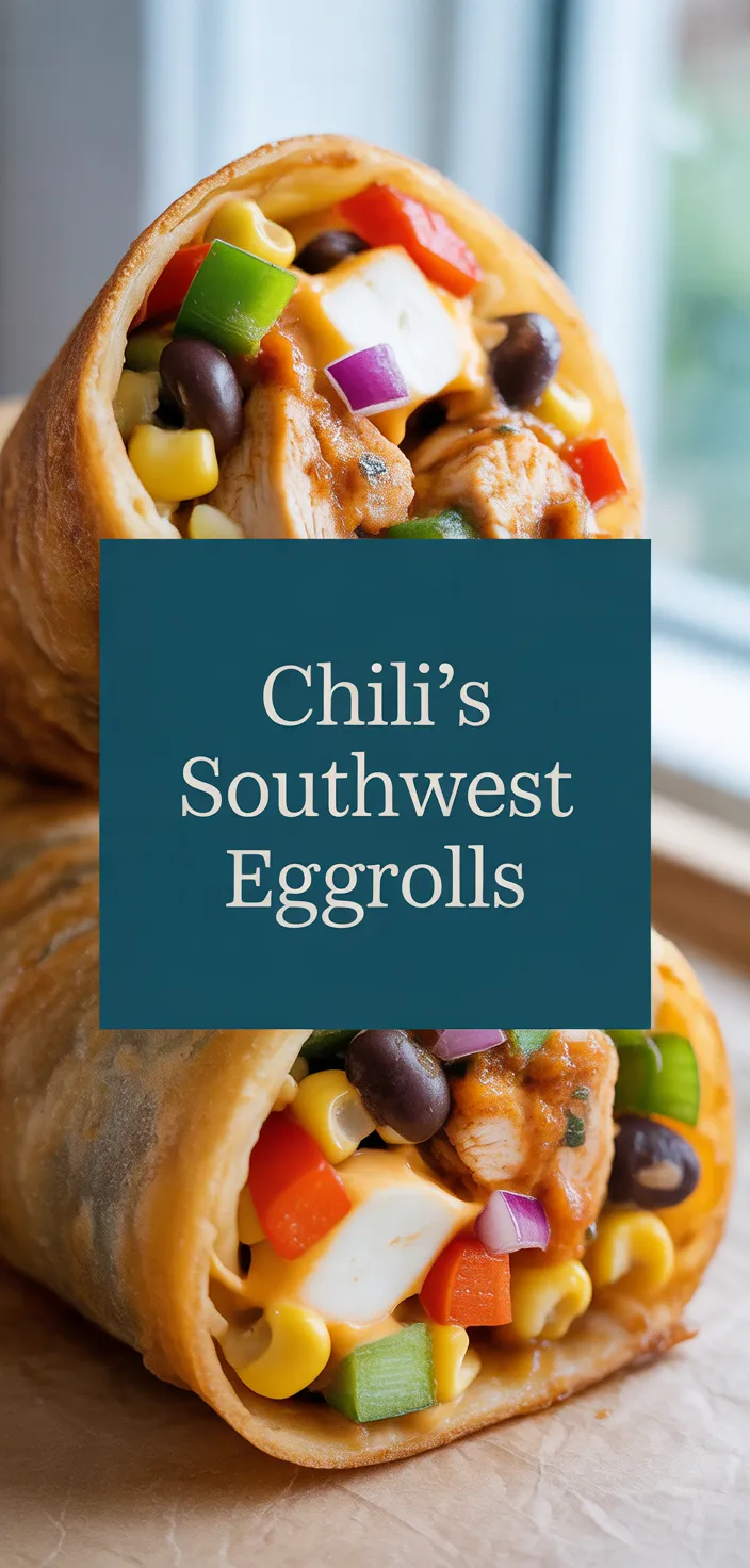 A photo of The Best Chili's Southwest Eggrolls Recipe