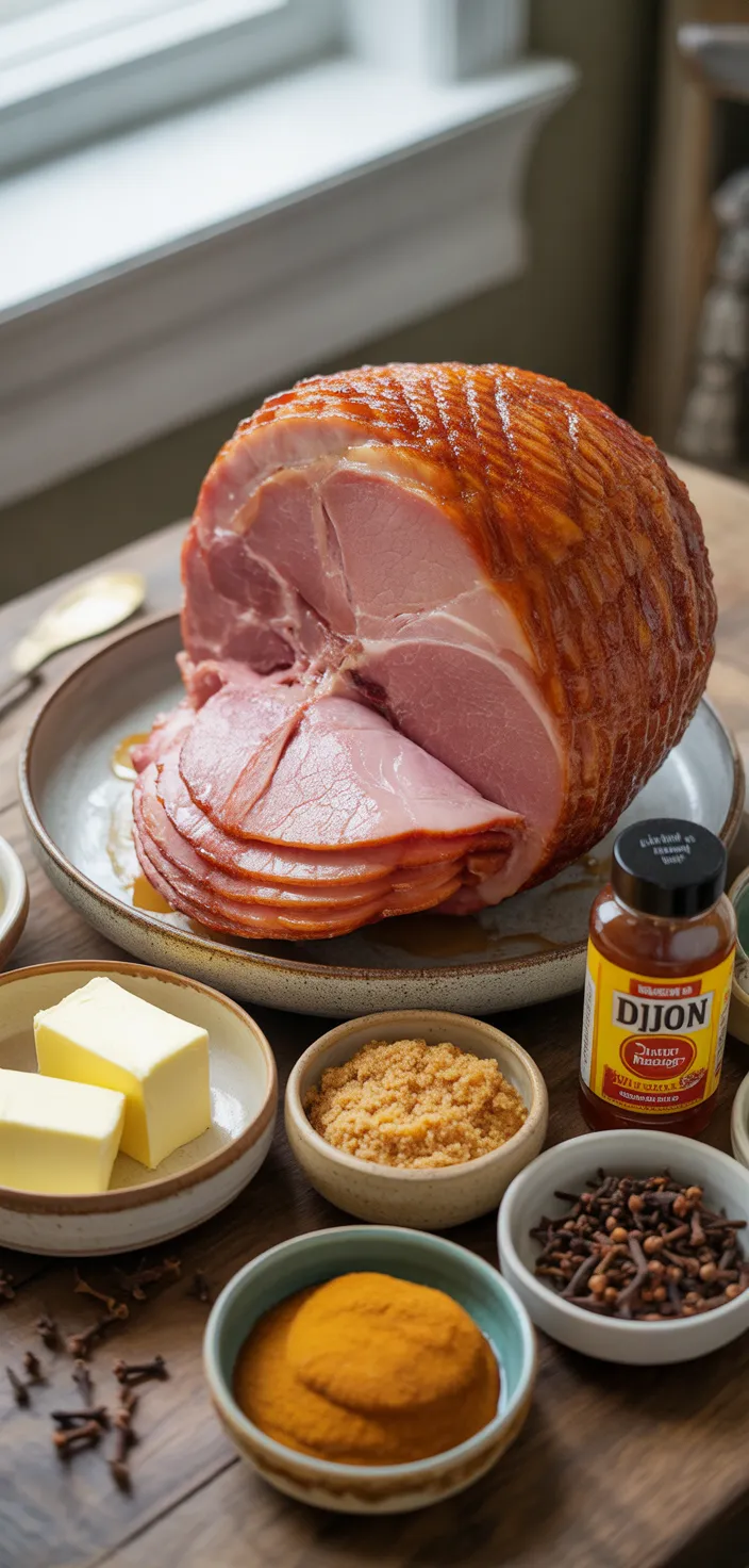 Ingredients photo for Copycat Honey Baked Ham Recipe