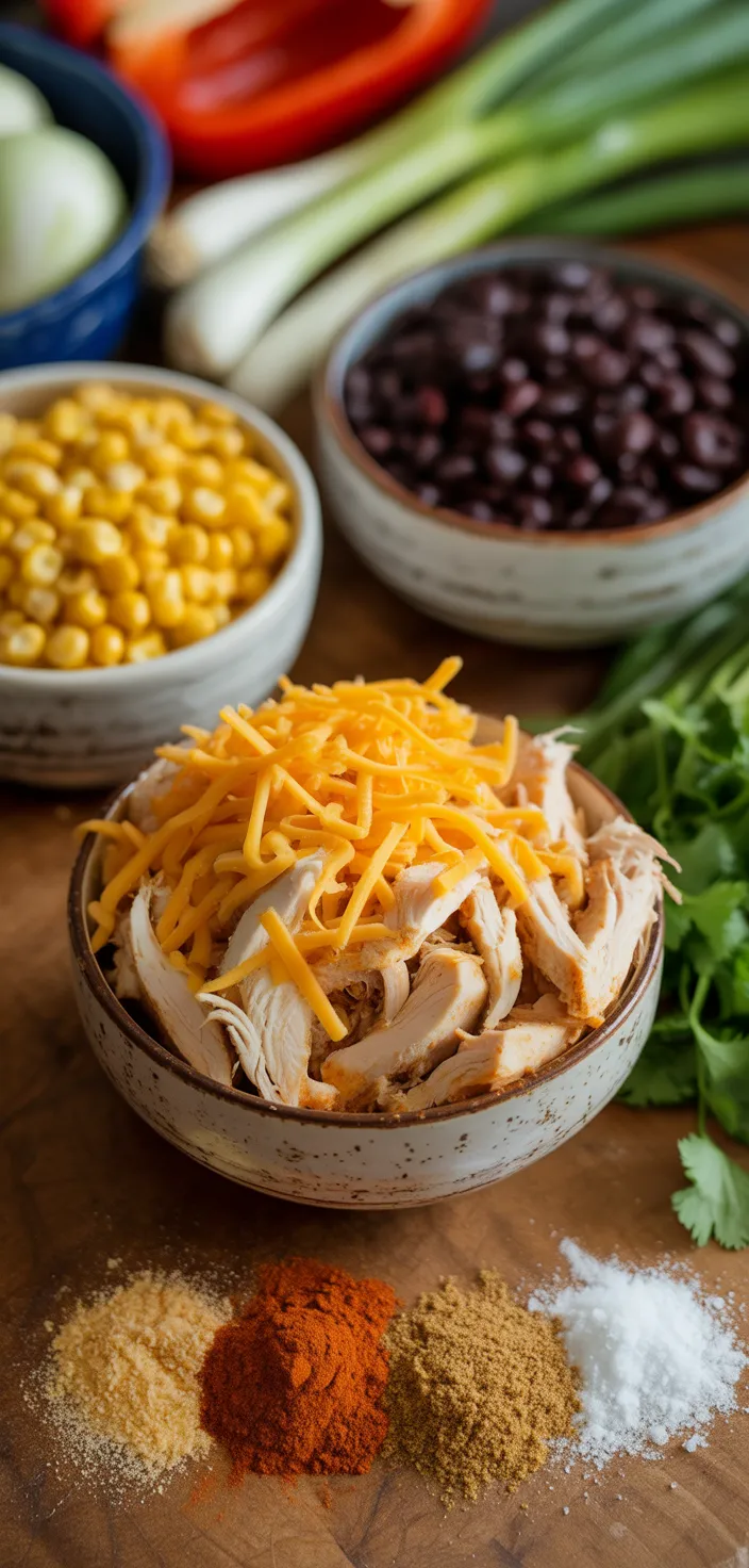 Ingredients photo for The Best Chili's Southwest Eggrolls Recipe