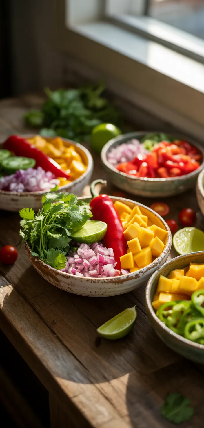 Ingredients photo for *AMAZING* Fresh Mango Salsa Recipe