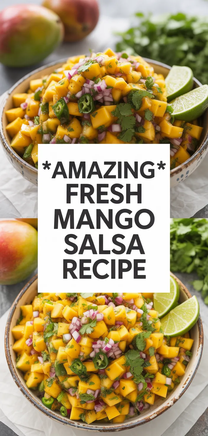 A photo of *AMAZING* Fresh Mango Salsa Recipe