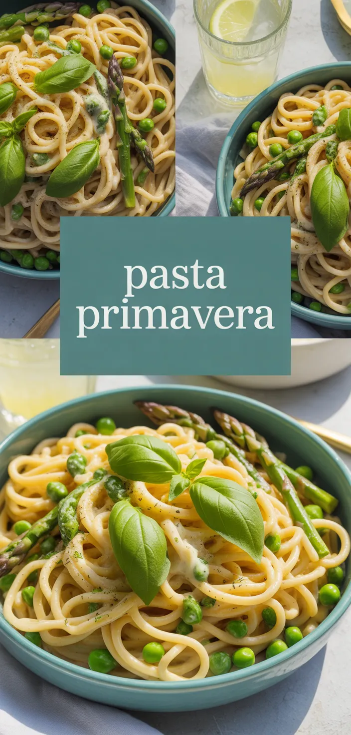 A photo of Pasta Primavera Recipe