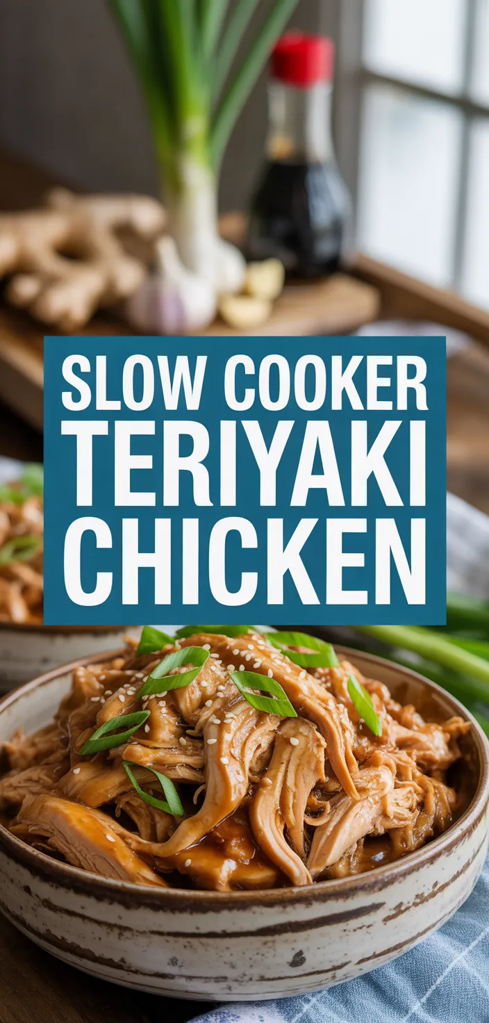 A photo of Slow Cooker Teriyaki Chicken Recipe