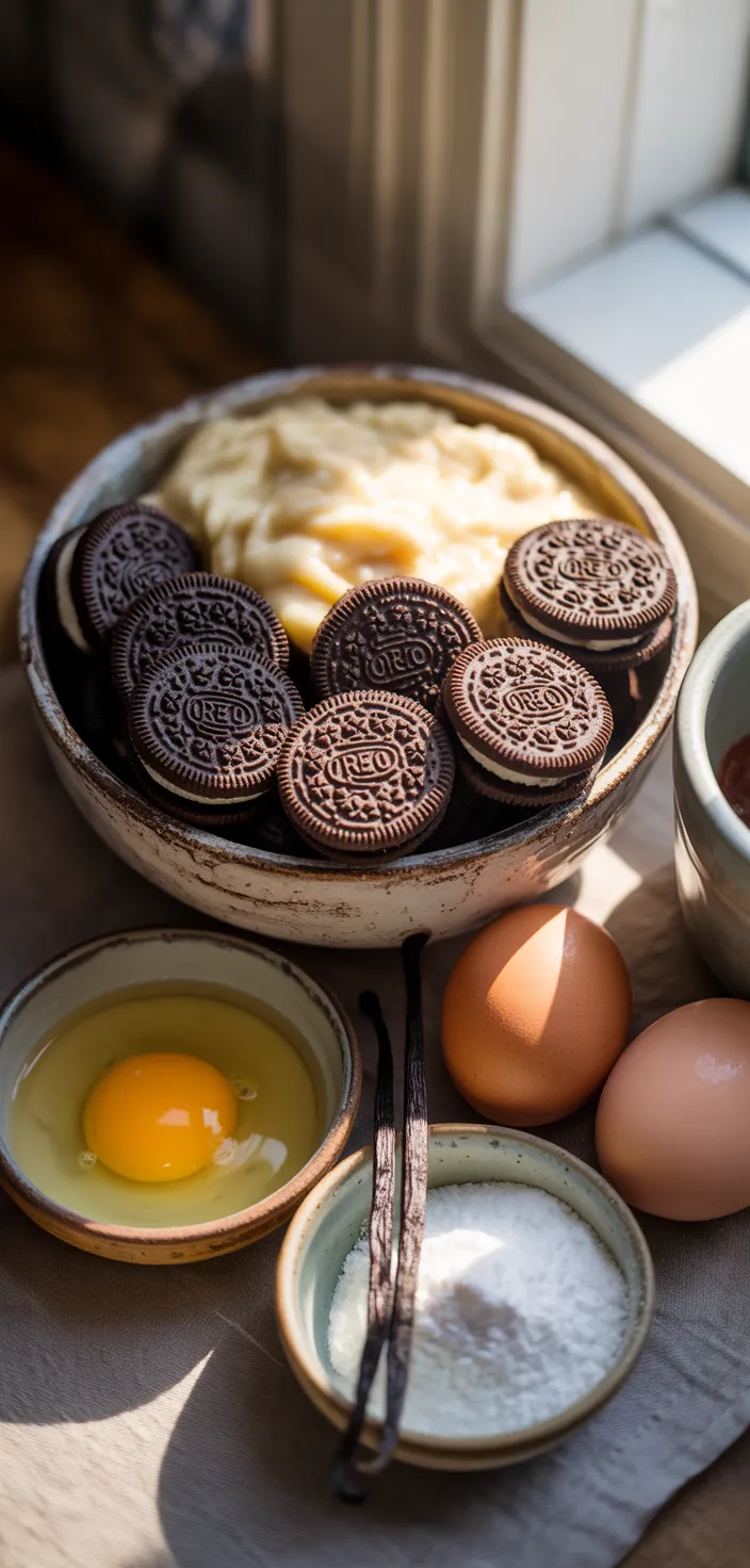Ingredients photo for Air Fryer Oreos Recipe