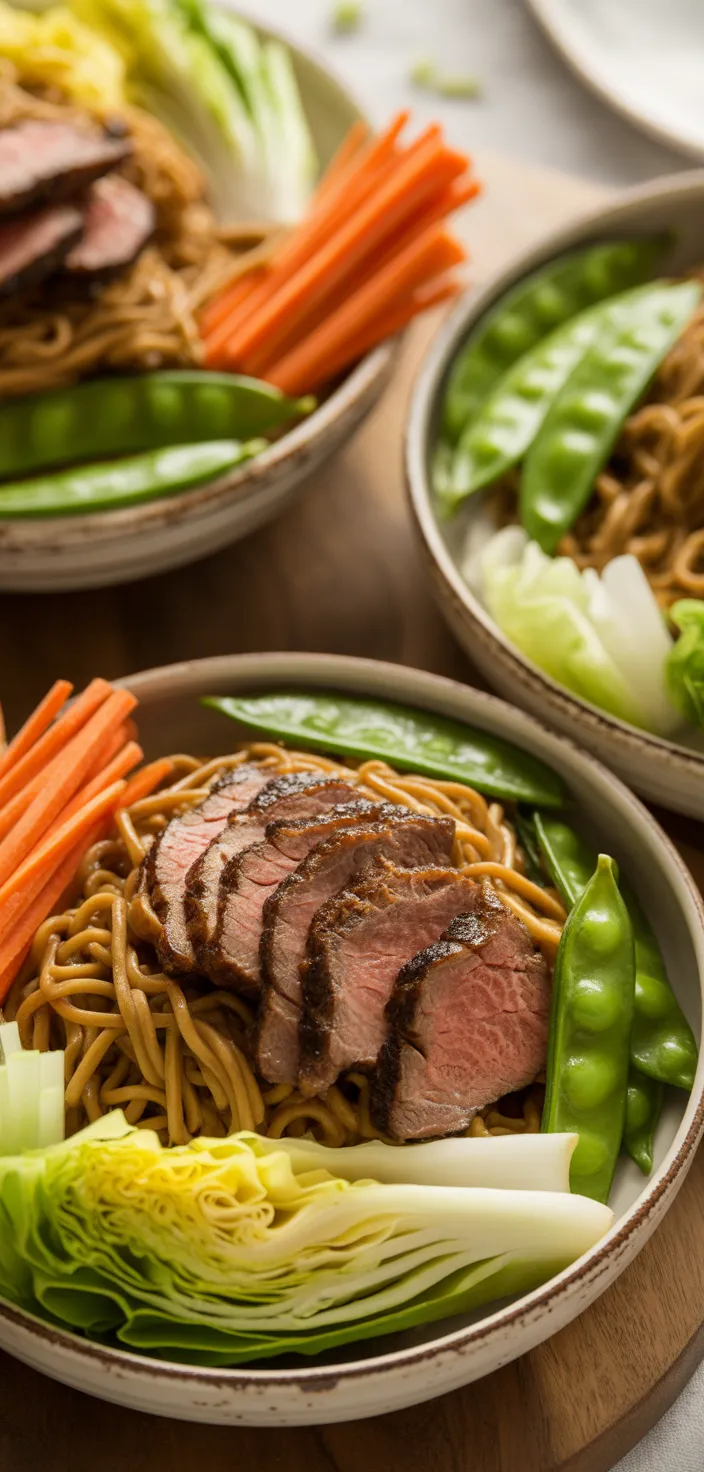 Ingredients photo for Beef Lo Mein Recipe