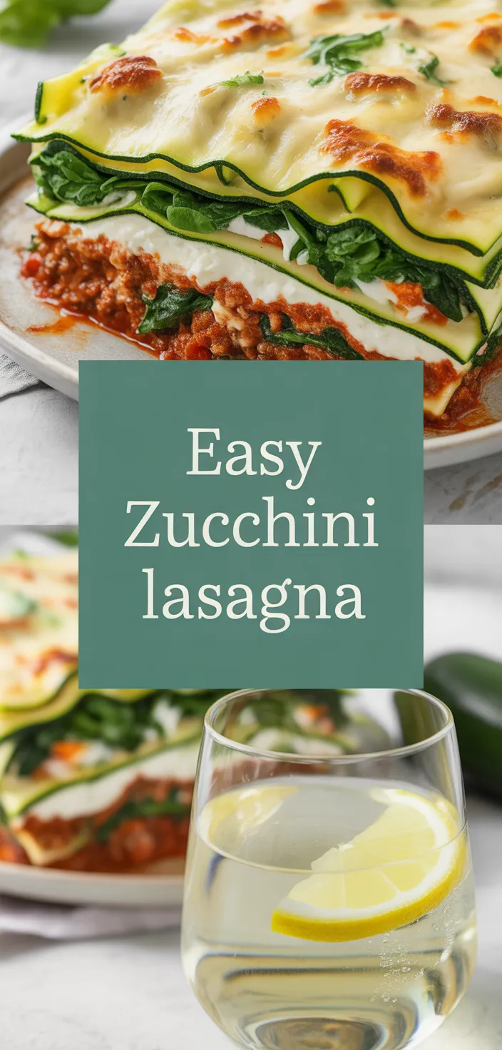 A photo of Easy Zucchini Lasagna Recipe
