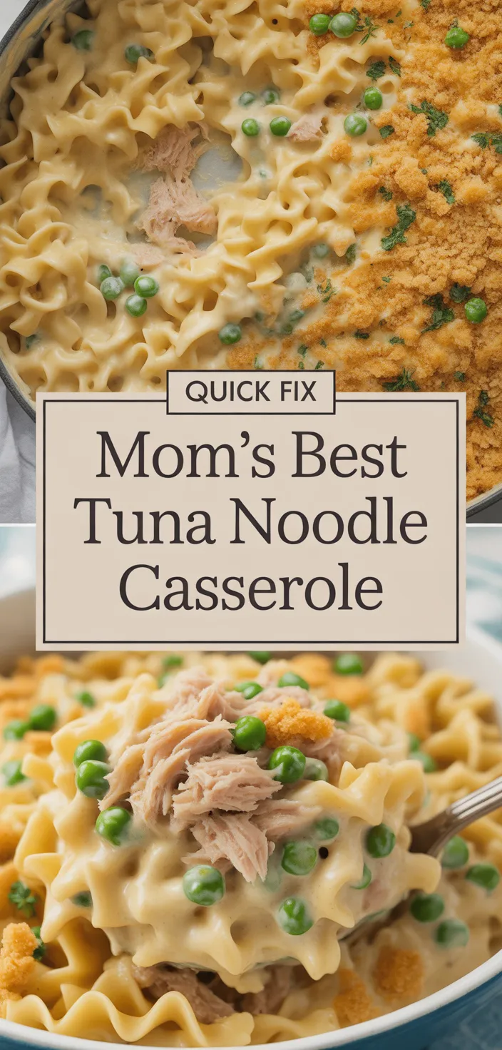 A photo of Mom's Best Tuna Noodle Casserole Recipe