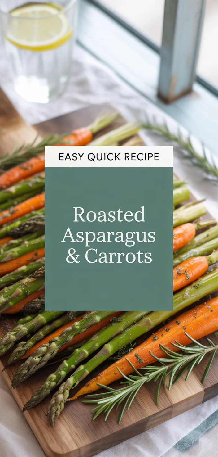 A photo of Roasted Asparagus & Carrots Recipe