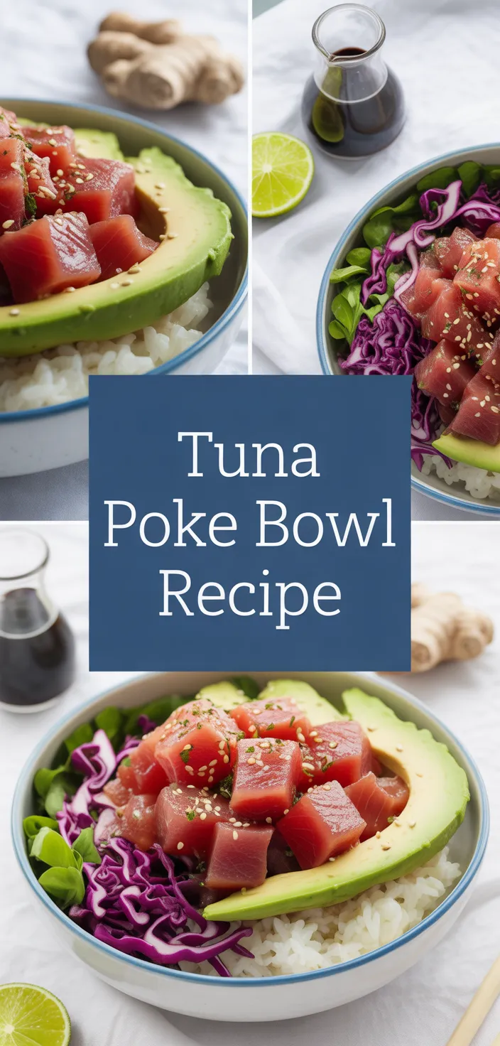 A photo of Tuna Poke Bowl Recipe