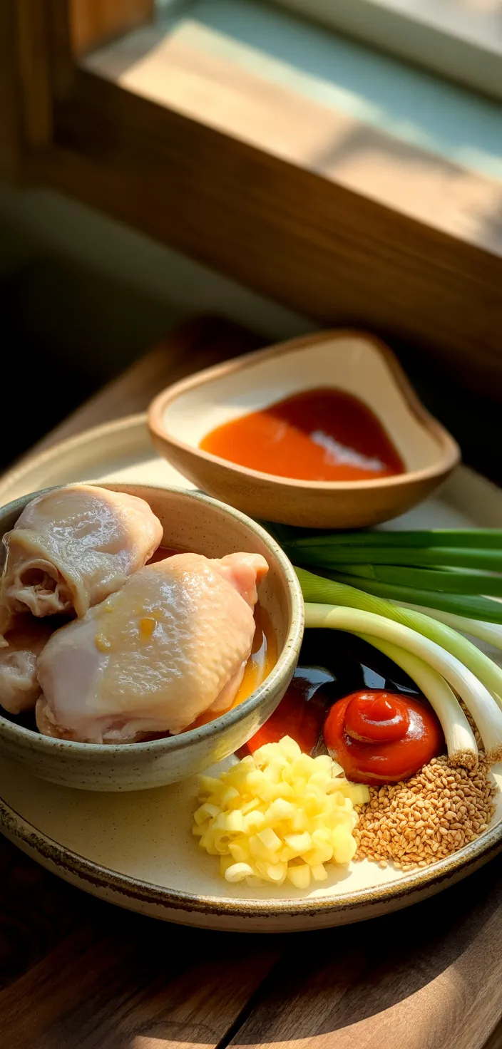 Ingredients photo for Crockpot Honey Garlic Chicken Recipe