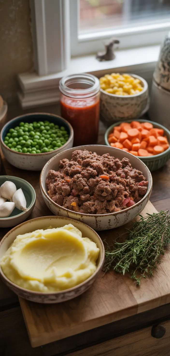 Ingredients photo for Homemade Shepherd's Pie Recipe (with Tips To Make It Perfect!)