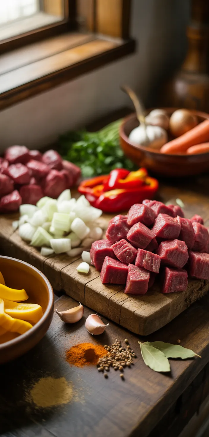 Ingredients photo for Hungarian Goulash Recipe