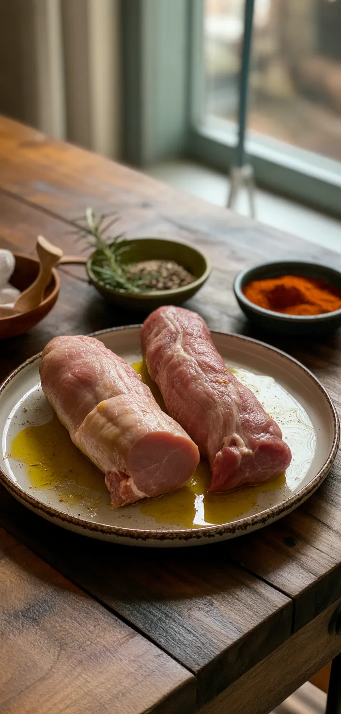Ingredients photo for Juicy Roasted Pork Tenderloin Recipe