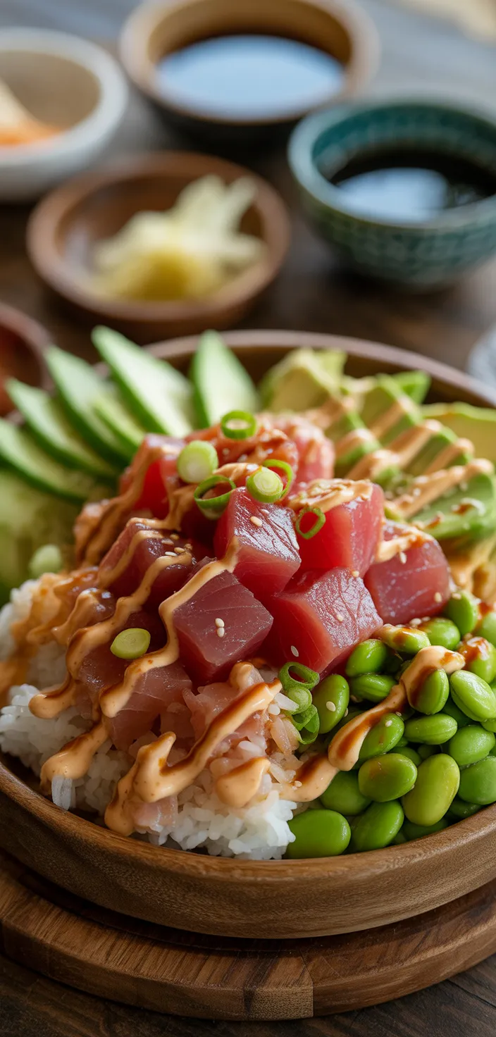 Ingredients photo for Tuna Poke Bowl Recipe