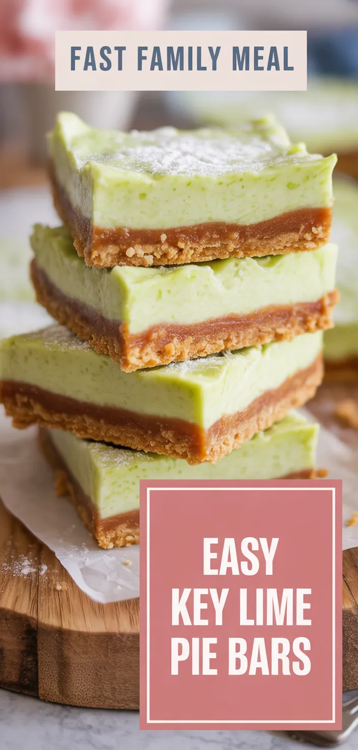 A photo of Easy Key Lime Pie Bars Recipe