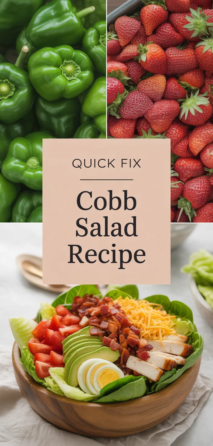 A photo of How To Make A Cobb Salad Recipe