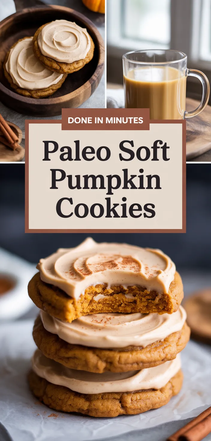 A photo of Paleo Soft Pumpkin Cookies Recipe