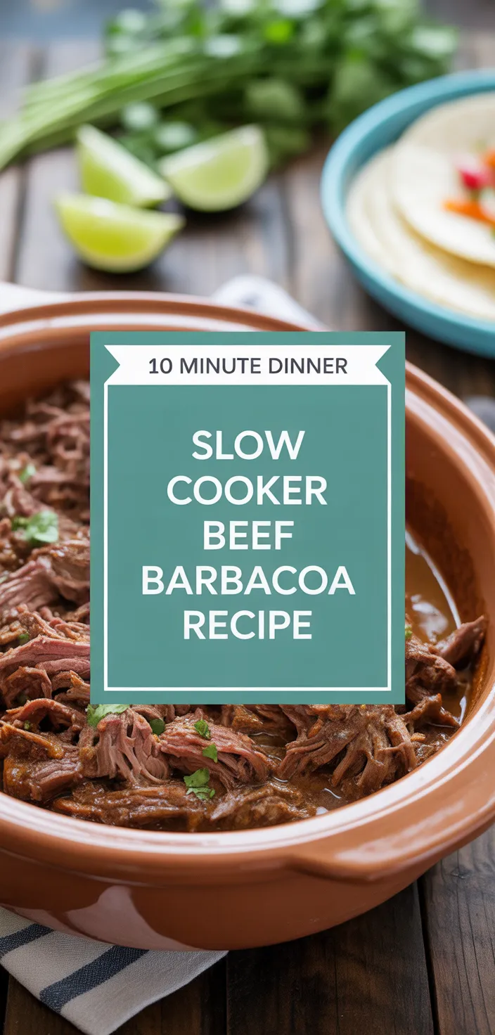 A photo of Slow Cooker Beef Barbacoa Recipe